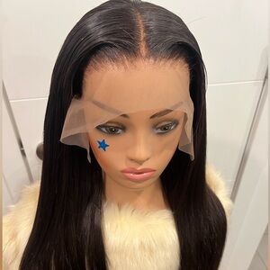 Sleek Black Lace Front Wig